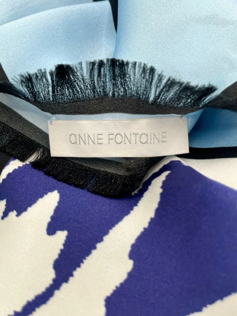 Auth Anne Fontaine TAHO Silk Scarf